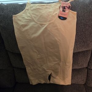 Yellow Shapermint Open Bust Bodysuit